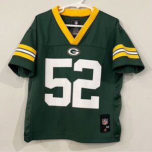 NFL Team Apparel Green Bay Packers Football Jersey Toddler Kids Size 5/6